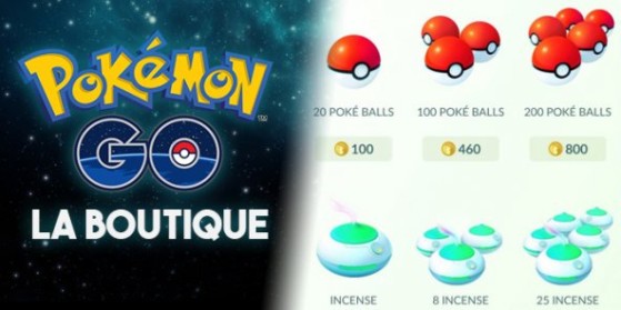 La boutique de Pokémon GO
