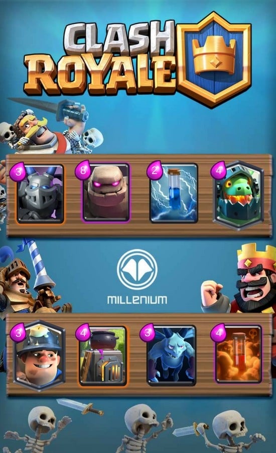 Deck Champion Du Monde Clash Royale CCGS 2017: les decks du champion du monde - Millenium