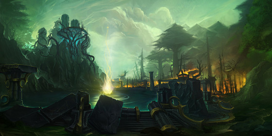 Le Puit d'Eternité, la plsu grande source d'énergie arcanique jamais présente sur Azeroth - World of Warcraft