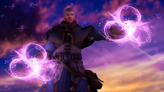 L'archimage Khadgar utilisant la magie des Arcanes - World of Warcraft
