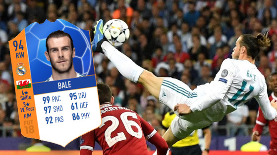 FUT 18 : Gareth Bale homme du match, MOTM