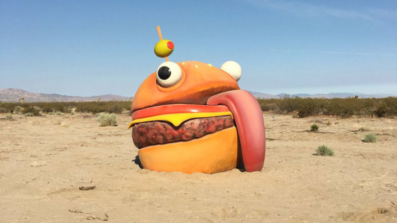 Le burger disparu dans Fortnite est apparu dans le désert californien
