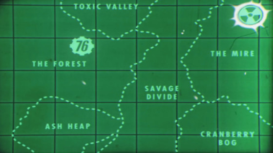 Guide Fallout 76 : Carte, zones