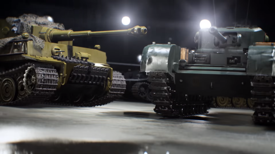 Exemples de modifications visuelles sur un tank - Battlefield V