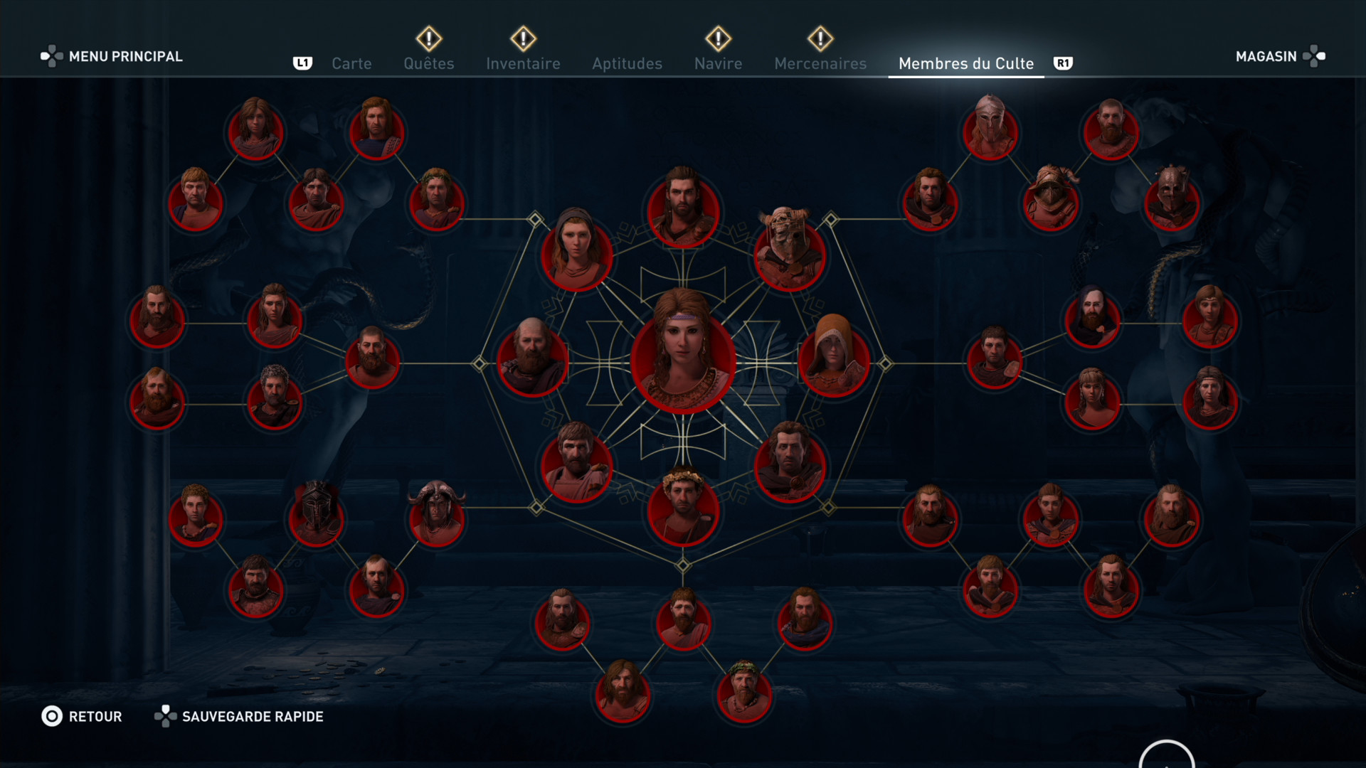 Assassin's Creed Odyssey Culte de Kosmos, Cult of Kosmos, identité