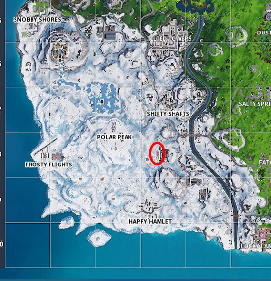 Fortnite Etoile Cachee Du Grand Froid Semaine 9 Saison 7 - 