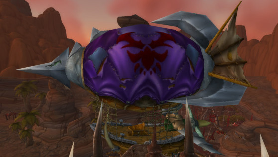 Orgrimmar, zeppelin - World of Warcraft