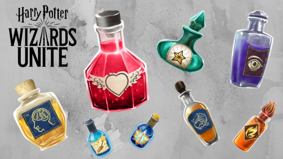 Harry Potter Wizards Unite : fabriquer des potions, liste des potions