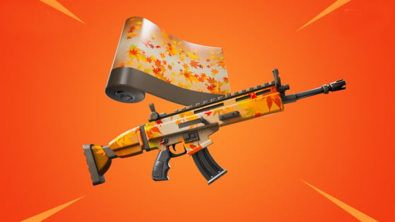 Fortnite : Quête de la reine de l'automne, gagner le revêtement d'arme Feuilles mortes