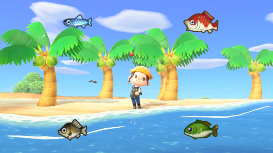 Animal Crossing New Horizons : liste des poissons disponibles au mois de mars