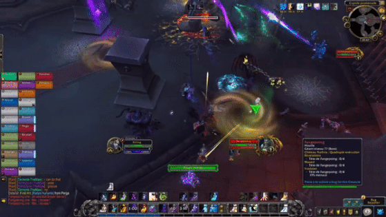 Chute de débris en images - World of Warcraft