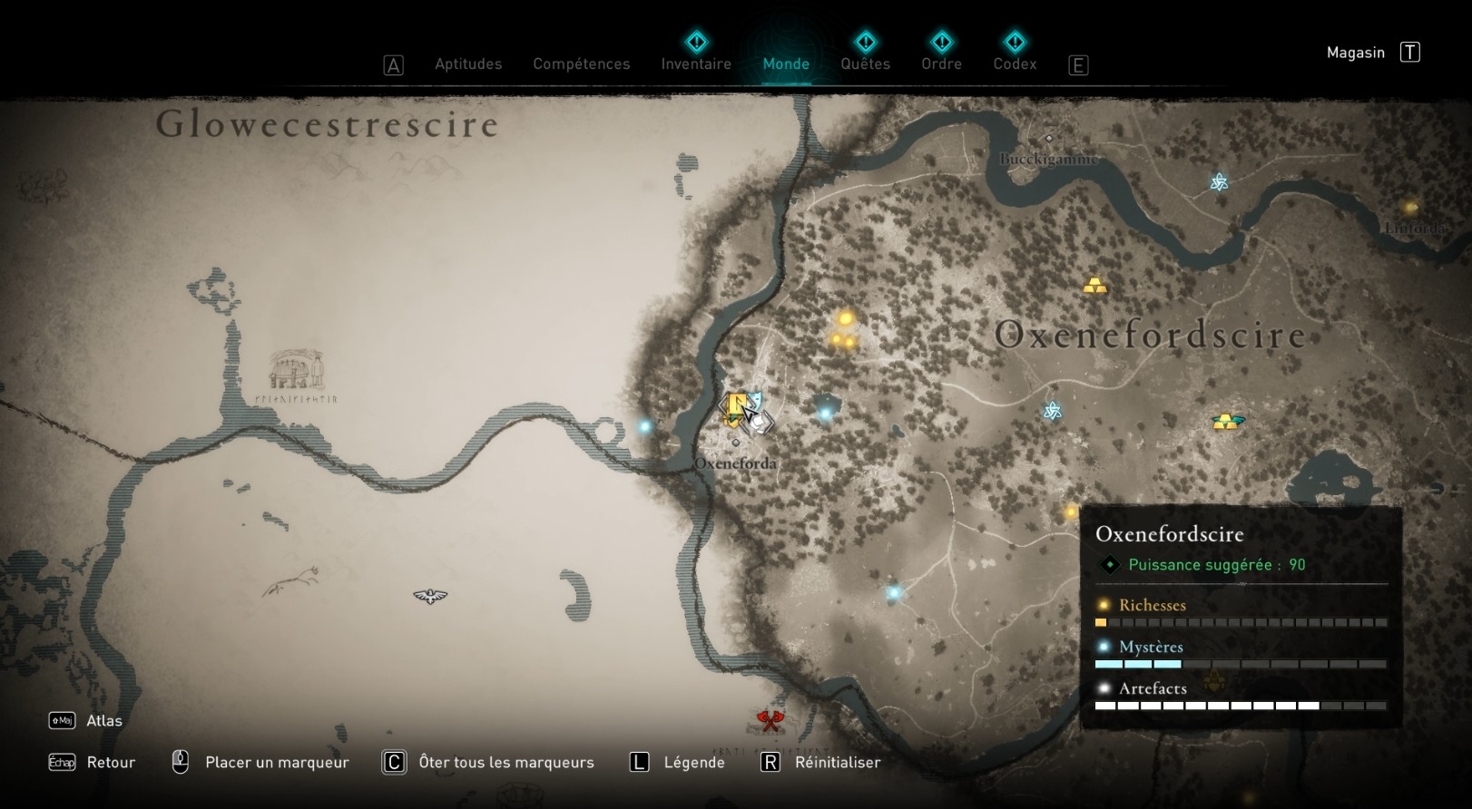 Soluce AC Valhalla, richesse Livres de savoir à Oxenefordscire