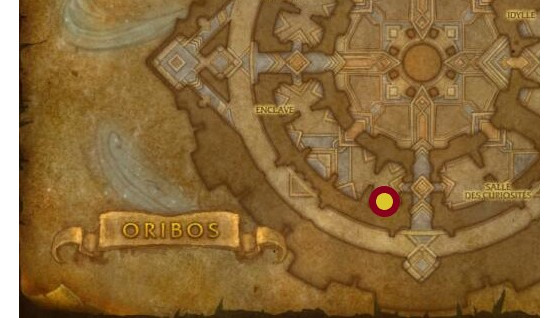 Emplacements des intendants des quatre factions à Oribos - World of Warcraft