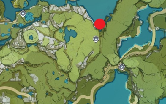 Localisation de Rhodeia - Genshin Impact