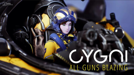 Konami annonce CYGNI: All Guns Blazing, un SHMUP survolté