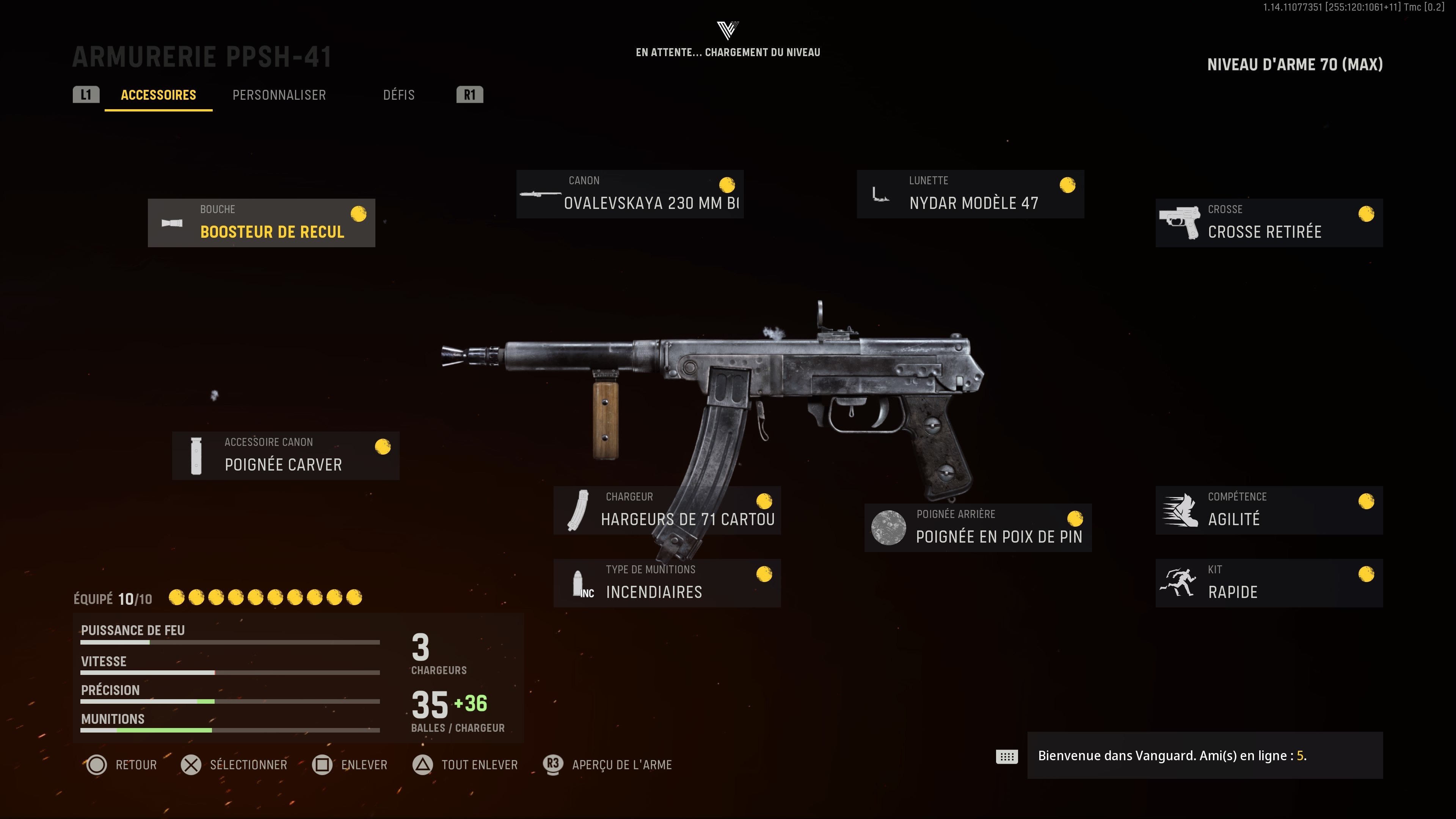 Warzone Pacific Meilleure classe pour la PPSH41 de Vanguard Millenium