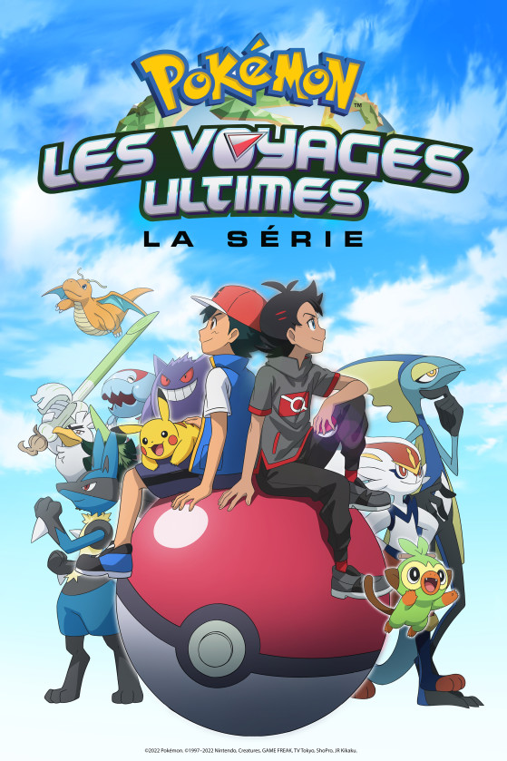 Visuel officiel de l'anime Pokémon Les Voyages Ultime - Légendes Pokémon : Arceus