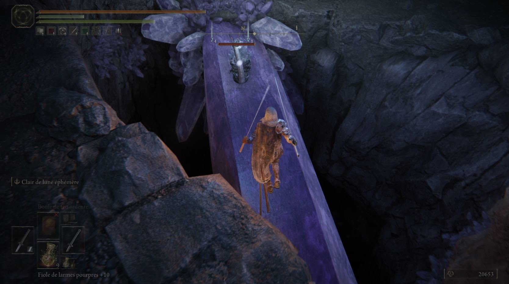 Maître Lusat Elden Ring sa position, quête de Sellen Millenium