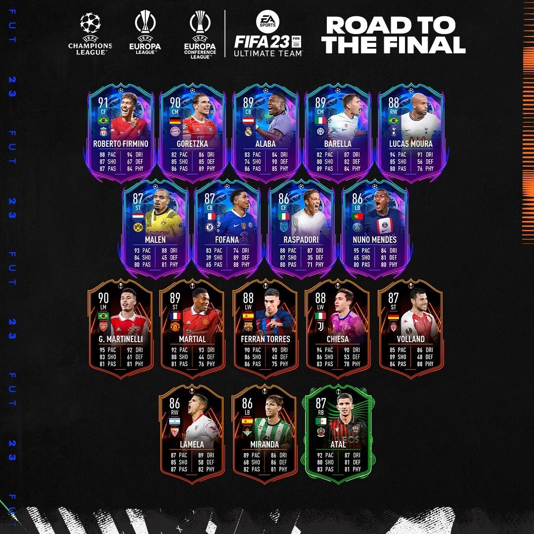 FIFA 23 : Firmino, Goretzka et Barella arrivent avec les cartes RTTF ...