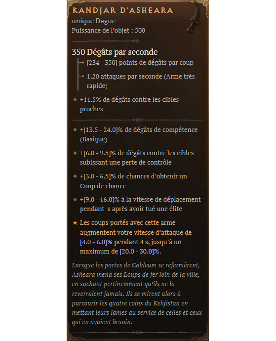 Kandjear d'Asheara - Diablo IV