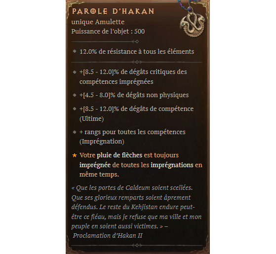Parole d'Hakan - Diablo IV