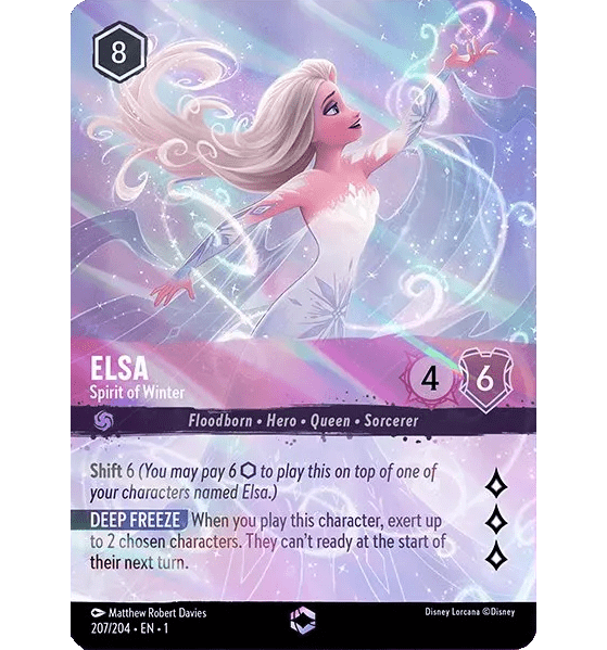 Elsa - Snow Queen (D23) - Cartes Promo Lorcana 3/P1