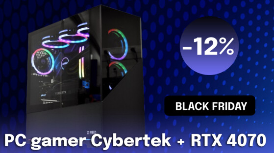 Black Friday : Ne manquez cette belle promo sur le PC gamer Black Legend équipé d'une RTX 4070 Ti et d'un i7 !