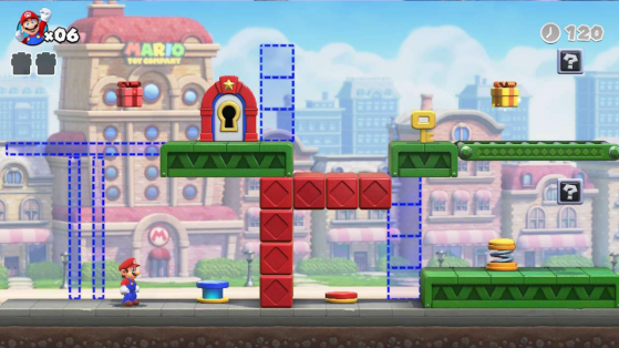 Niveau 1-1 en Mode Normal - Mario vs Donkey Kong