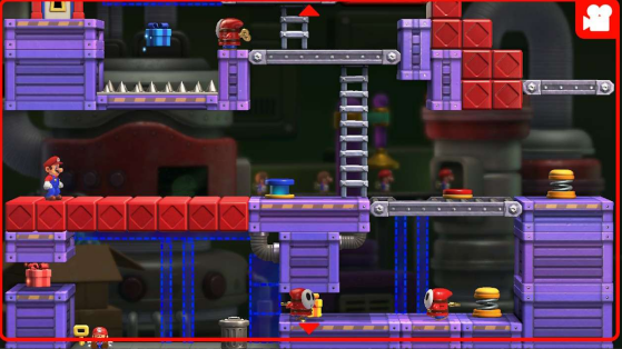 Niveau 1-1 en Mode Expert - Mario vs Donkey Kong