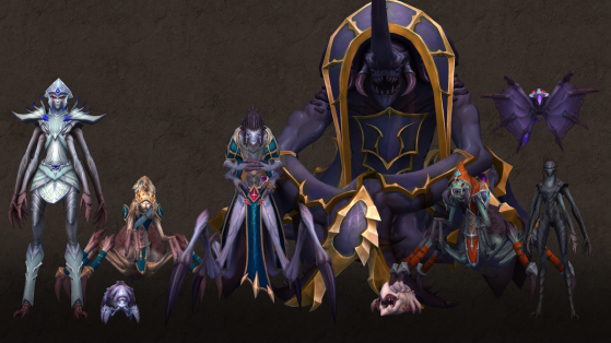 Les modèles de Nérubiens dans The War Within - World of Warcraft