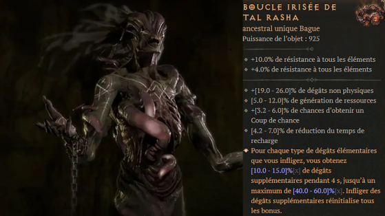 Boucle irisée de Tal Rasha Diablo 4 : Comment obtenir cet objet Unique durant la Saison 4 ?