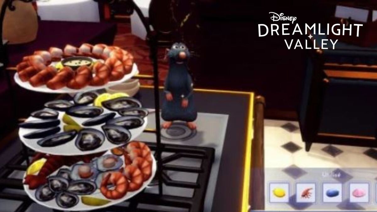 Plateau de fruits de mer Disney Dreamlight Valley Comment réaliser cette recette 2 étoiles