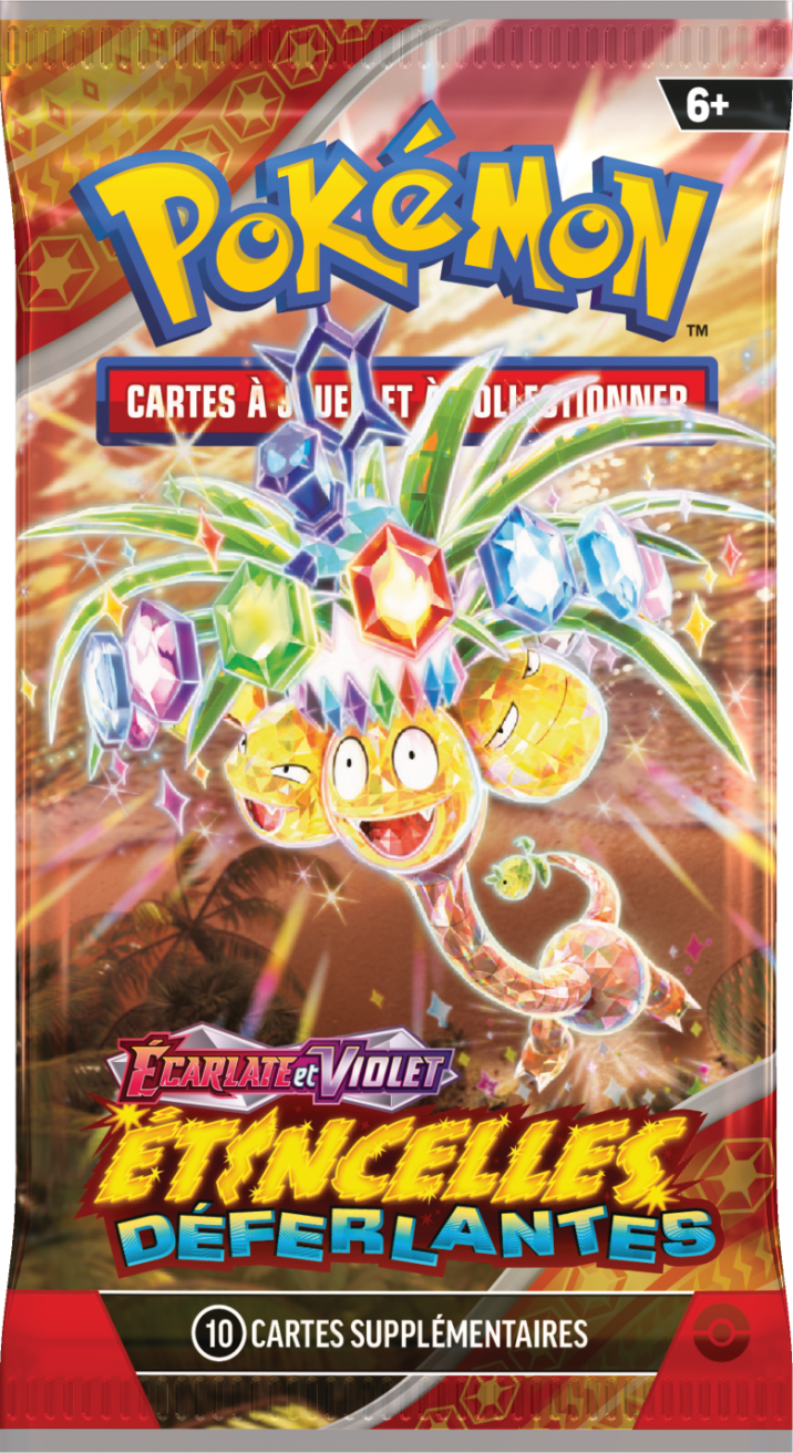 Pack de 3 Boosters Etincelles Deferlantes EV08 / Pokemon JCC