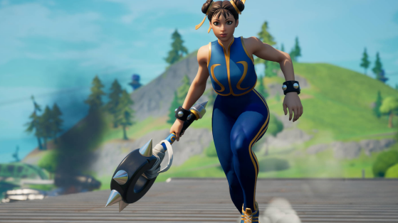 Le skin Chun Li de Street Fighter était disponible durant la Saison 5 - Fortnite : Battle royale