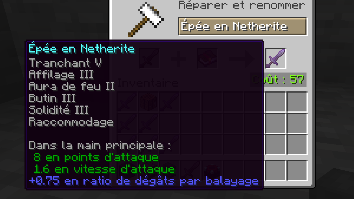 Minecraft : Quels sont les meilleurs enchantements d'épée du jeu