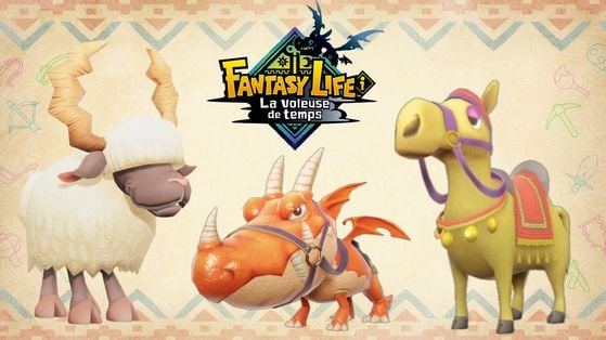 Monture Fantasy Life i La Voleuse de Temps : Comment toutes les débloquer ?