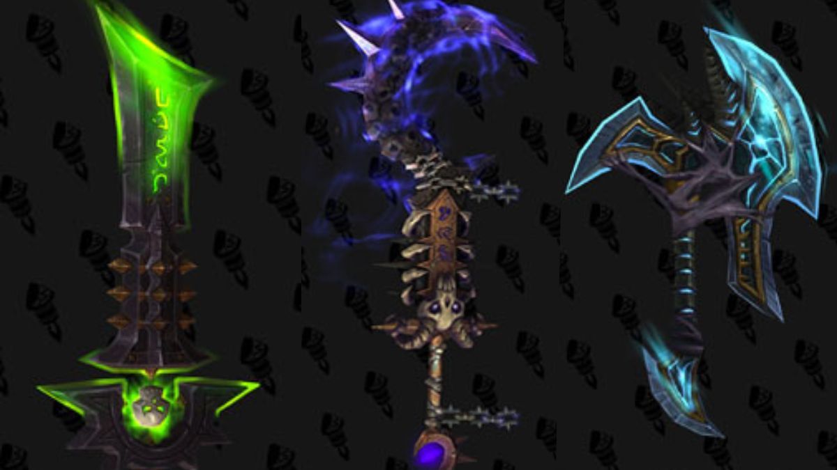 Arme prodigieuse WoW : les apparences pour chaque classe, et où les