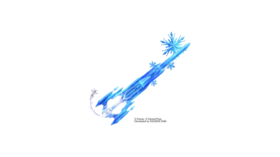 Crystal Snow sous sa forme de Keyblade. - Kingdom Hearts 3
