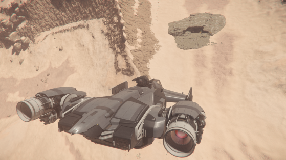 Formation rocheuse typique d'une grotte - Star Citizen
