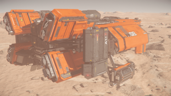 Vu arrière - Star Citizen