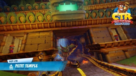 Défi lettres CTR - Petit Temple : guide Crash Team Racing Nitro-Fueled