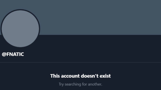 LoL : Le compte twitter de Fnatic supprimé par la plateforme