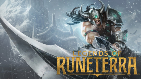 LoR - Legends of Runeterra : Tryndamere, champion faction Freljord