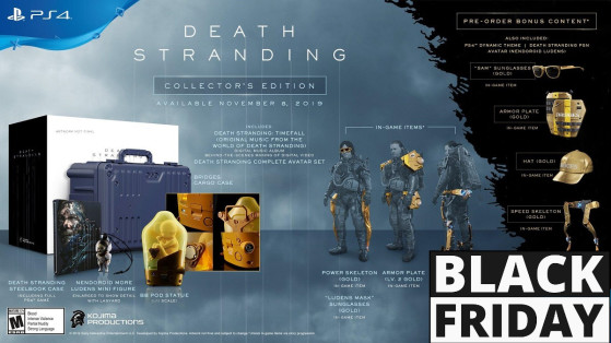 Black Friday 2019 : Death Stranding Collector à 199,99 € sur PS4
