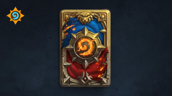 Le dos de carte 'Azeroth brûle' pour Hearthstone - World of Warcraft