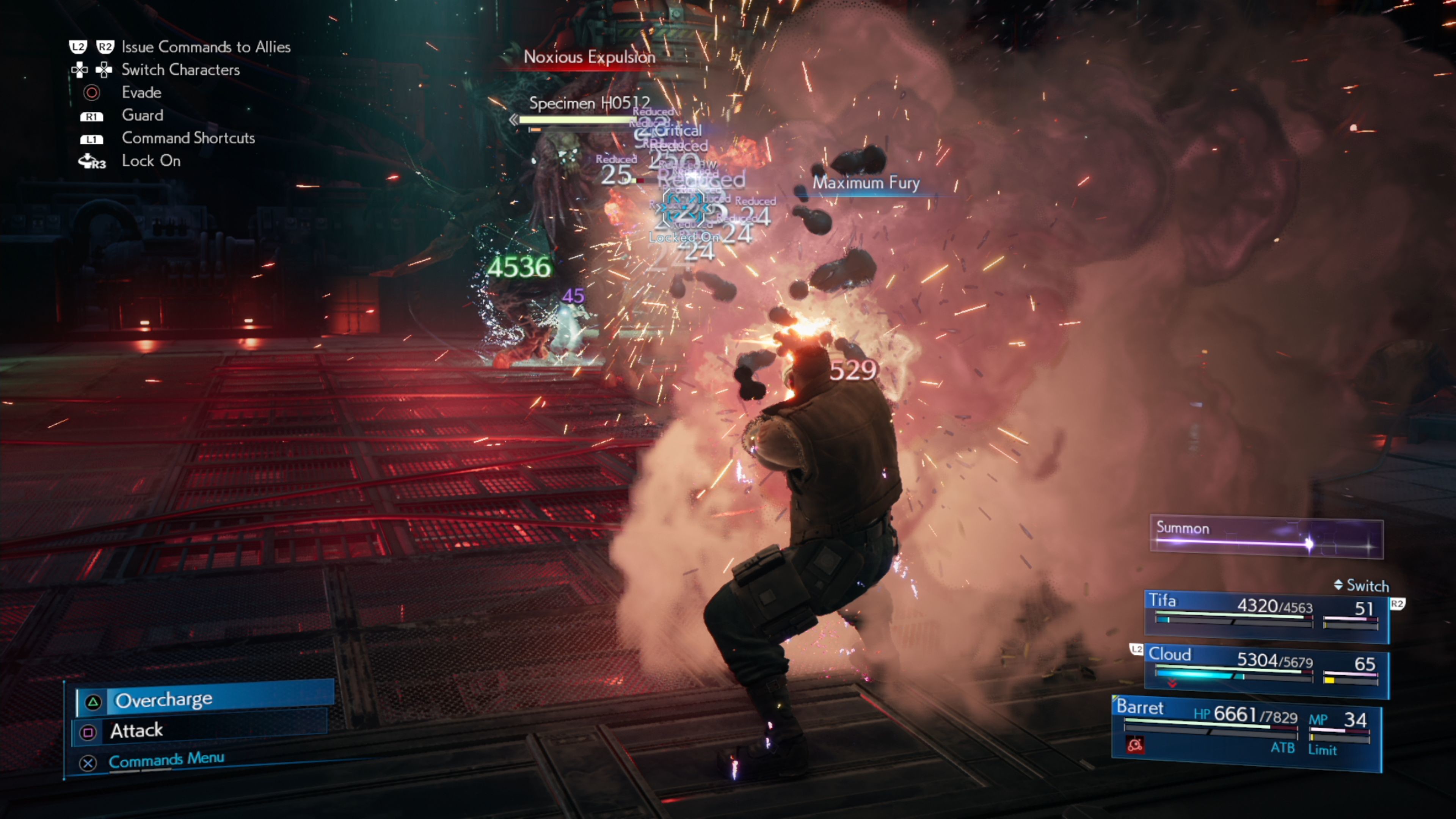 Spécimen H0512 FF7 Remake, boss chapitre 16 Comment le battre, soluce