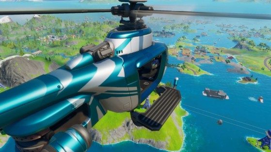 Fortnite : hélicoptère en arène, choppa en saison 3