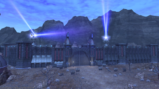 FFXIV: Castrum Meridianum vu du ciel - Final Fantasy XIV