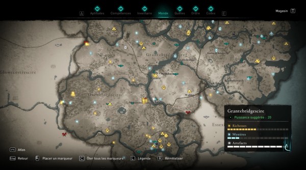 Soluce Ac Valhalla Grantebridgescire Position Des Artefacts Millenium