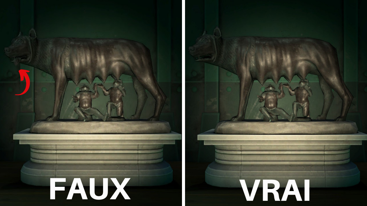 Statue maternelle Animal Crossing comment reconnaître la contrefaçon ? Millenium